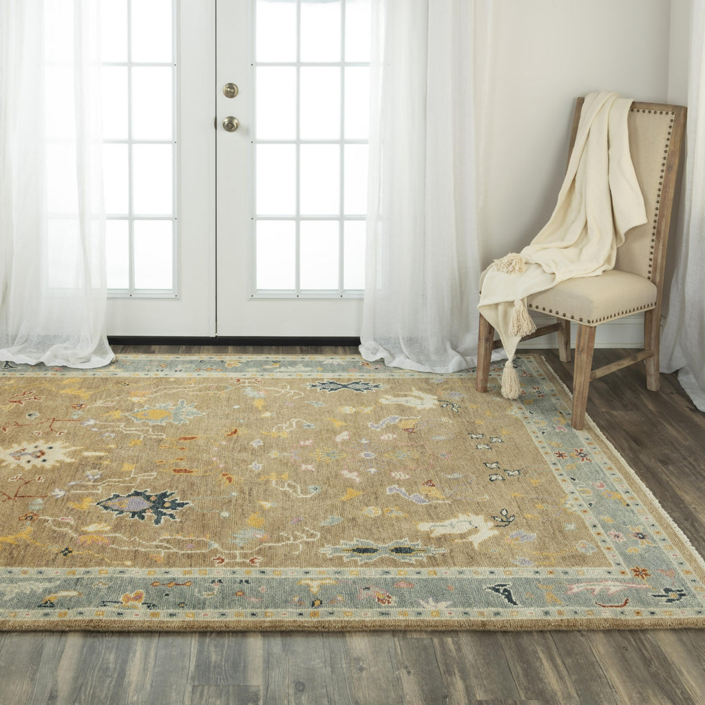Rizzy Envision ENV965 Taupe/Gray Area Rug Roomscene Image Feature