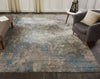 Ancient Boundaries Erikssen ERI-10 Earth Tones/Blue Area Rug Lifestyle Image Feature