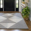 Colonial Mills Luxury Essence Dashed Grey Area Rug