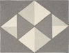 Colonial Mills Luxury Essence Dashed Grey Area Rug