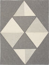 Colonial Mills Luxury Essence Dashed Grey Area Rug