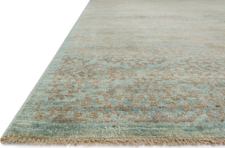 Loloi Essex EQ-01 Aqua/Sand Area Rug Corner Image