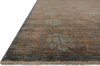 Loloi Essex EQ-02 Tobacco/Charcoal Area Rug Corner Image
