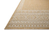 Loloi Easton ESN-01 Ivory / Wheat Area Rug Corner Image