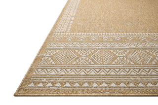 Loloi Easton ESN-01 Ivory / Wheat Area Rug Corner Image