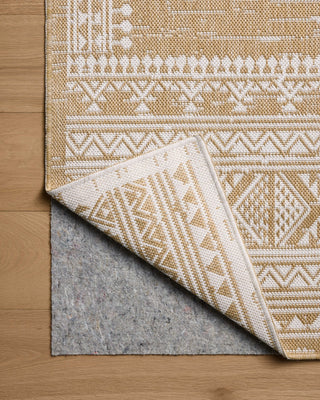 Loloi Easton ESN-01 Ivory / Wheat Area Rug Backing Image