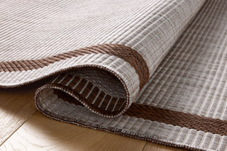 Loloi Easton ESN-02 Dove / Coffee Area Rug Pile Image