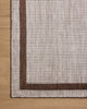 Loloi Easton ESN-02 Dove / Coffee Area Rug Corner Image