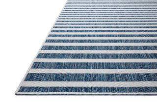 Loloi Easton ESN-03 Denim / Ivory Area Rug Corner Image