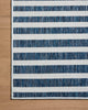 Loloi Easton ESN-03 Denim / Ivory Area Rug Corner Image