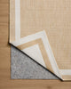 Loloi Easton ESN-05 Wheat / Ivory Area Rug Backing Image