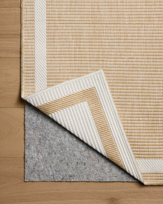Loloi Easton ESN-05 Wheat / Ivory Area Rug Backing Image