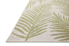 Loloi Easton ESN-06 Ivory / Green Area Rug Corner Image