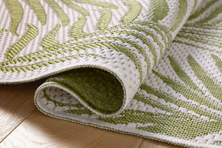 Loloi Easton ESN-06 Ivory / Green Area Rug Detail