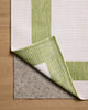 Loloi Easton ESN-07 Green / Ivory Area Rug Backing Image