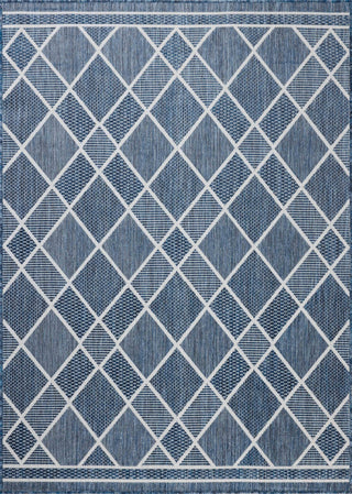Loloi Easton ESN-08 Ivory / Denim Area Rug Reverse Side