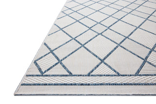 Loloi Easton ESN-08 Ivory / Denim Area Rug Corner Image