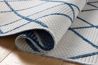 Loloi Easton ESN-08 Ivory / Denim Area Rug Detail