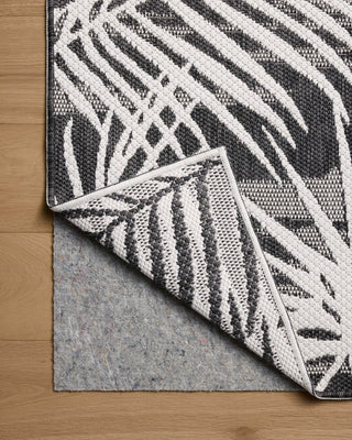 Loloi Easton ESN-09 Ivory / Onyx Area Rug Backing Image