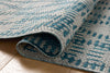 Loloi Easton ESN-10 Fog / Teal Area Rug Detail