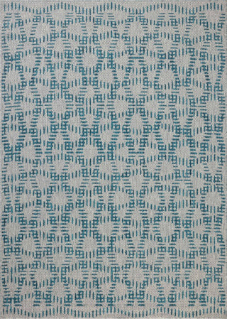 Loloi Easton ESN-10 Fog / Teal Area Rug main image