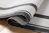 Loloi Easton ESN-11 Onyx / Ivory Area Rug Detail