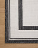 Loloi Easton ESN-11 Onyx / Ivory Area Rug Corner 2