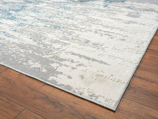 K2 Ethos ET-398 Blue/Grey Abstract Area Rug