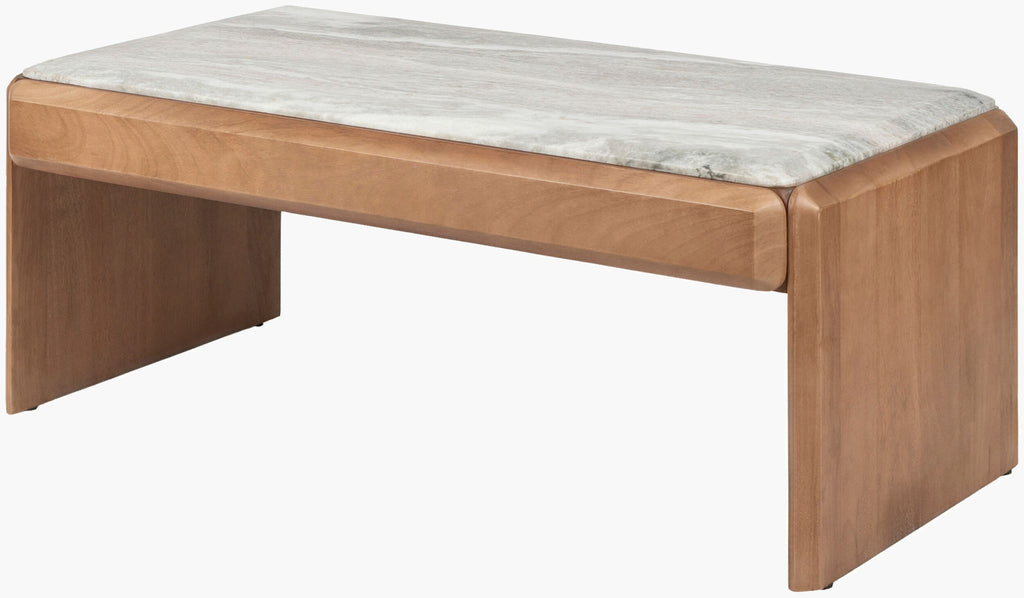 Surya Evryn EVRN-001 White / Brown Furniture main image