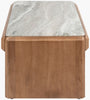 Surya Evryn EVRN-001 White / Brown Furniture Main Image