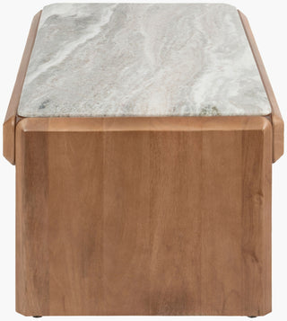Surya Evryn EVRN-001 White / Brown Furniture Main Image
