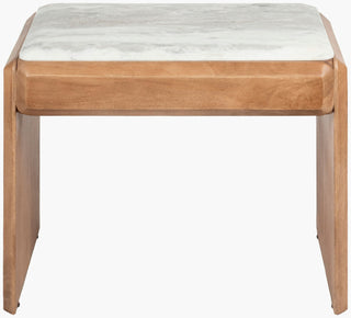 Surya Evryn EVRN-002 White / Brown Furniture Main Image