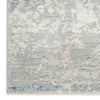 Nourison Envy EVV01 Blue Silver Area Rug Corner Image