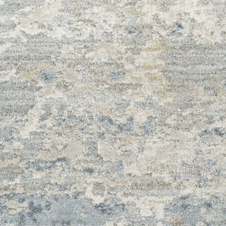 Nourison Envy EVV01 Blue Silver Area Rug Corner Image
