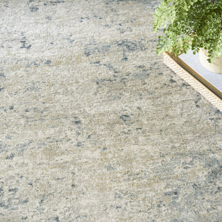 Nourison Envy EVV01 Blue Silver Area Rug Texture Image