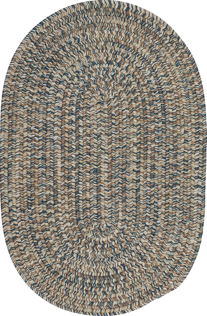 Colonial Mills Carrington Tweed EW49 Navy and Tan Area Rug