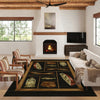 Dalyn Excursion EX4 Black Area Rug Lifestyle Image Feature