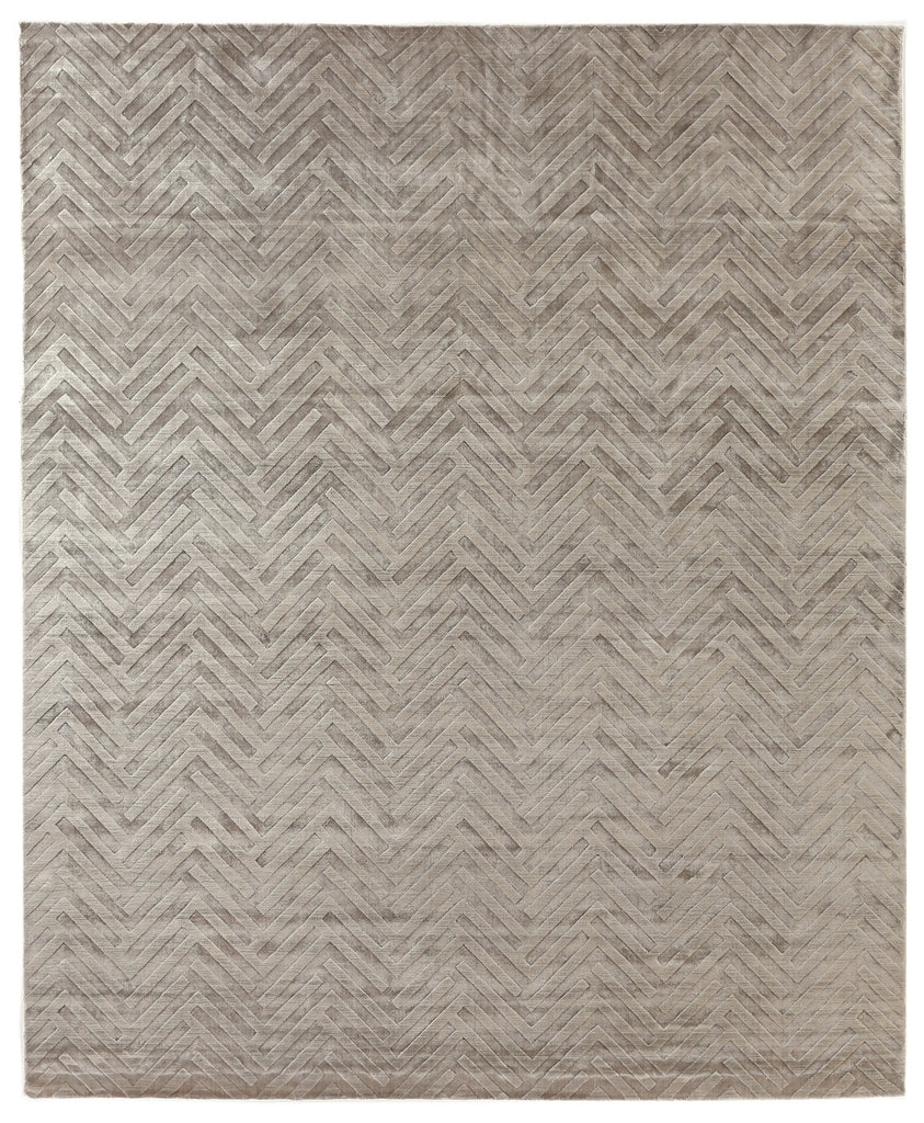 Exquisite Rugs Smooch Geo 10006 Silver Area Rug main image