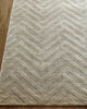 Exquisite Rugs Smooch Geo 10006 Silver Area Rug Closeup Image