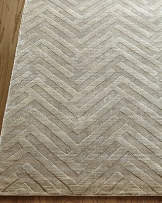 Exquisite Rugs Smooch Geo 10006 Silver Area Rug Closeup Image
