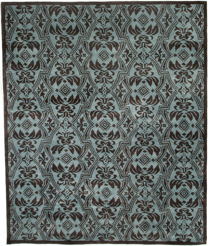 Exquisite Rugs Tufted Contemporary 1005 Blue/Brown Area Rug main image
