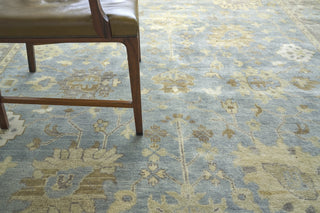 Exquisite Rugs Antique Weave Oushak 2000 Gray/Brown/Blue Area Rug Pile Image