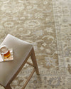 Exquisite Rugs Antique Weave Oushak 2001 Gray/Brown Area Rug