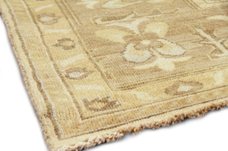 Exquisite Rugs Antique Weave Oushak 2002 Ivory/Gray/Beige Area Rug Corner Image