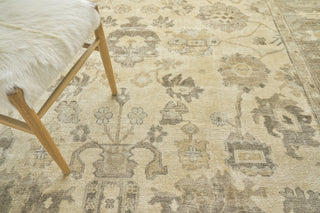 Exquisite Rugs Antique Weave Oushak 2002 Ivory/Gray/Beige Area Rug Pile Image