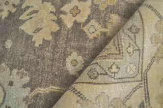 Exquisite Rugs Antique Weave Oushak 2003 Brown/Ivory Area Rug Closeup Image
