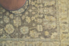Exquisite Rugs Antique Weave Oushak 2003 Brown/Ivory Area Rug Lifestyle Image Feature