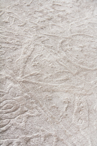 Exquisite Rugs Iris 2115 Light Gray Area Rug Lifestyle Image Feature