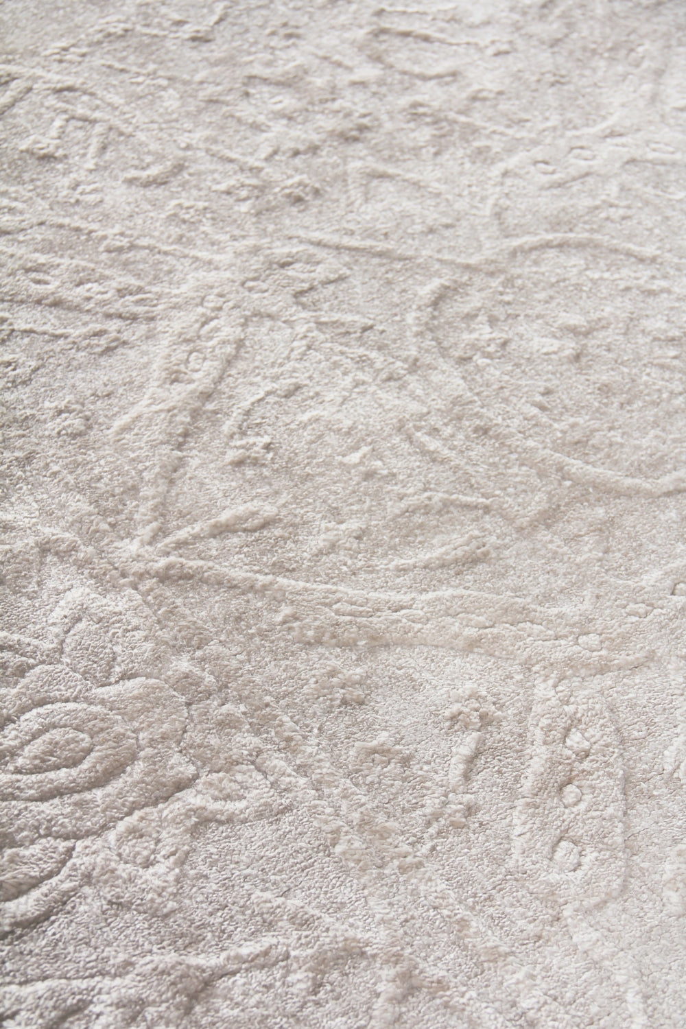 Exquisite Rugs Iris 2115 Light Gray Area Rug Lifestyle Image Feature