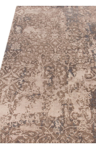 Exquisite Rugs Hundley 2119 Blue/Khaki Area Rug by The Met Closeup Image